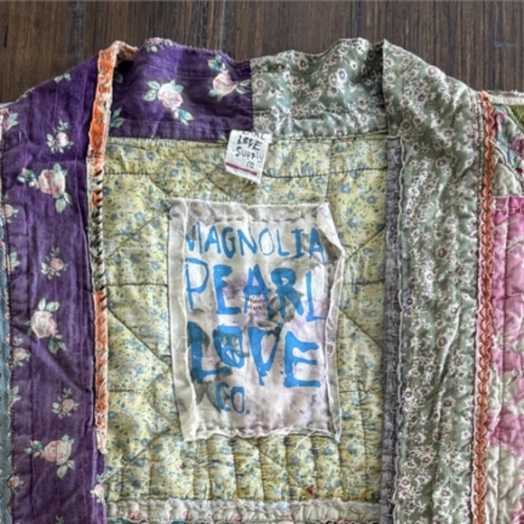 Magnolia Pearl Quilt-Work Ainika Kimono Jacket Layering Piece - Picture 9 of 14